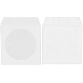 Resim Teknomeda CD Zarfı 90 gr 12.5 cm x 12.5 cm 50'li Paket 
