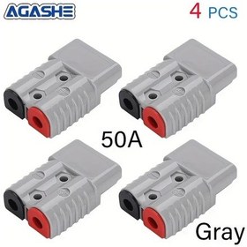 Resim Dashanshop Agashe 4 Parça Hızlı Bağlantı Kablolama Konnektör Seti 50a Pil Winç 