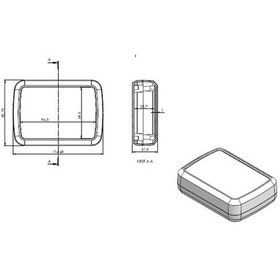 Resim Elektronik Proje Kutusu (Ölçüleri: 115X83X32Mm) - Siyah 