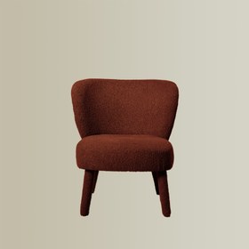 Resim Croco Armchair Sage Green - Boucle-Sage Green 
