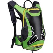 Resim Mufunye Su Geçirmez 15l Bisiklet Sırt Çantası Açık Hava Kamp Çantaları Yürüyüş Tırmanma Sırt Çantası F Yeşil 