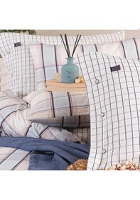 Resim Blue Marine Çift Kişilik Nevresimli Pike Takımı - Nautical İndigo Mavi 