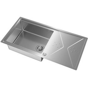 Resim Teka Brooklyn 60 M- x p 1B 1D Plus Brooklyn Paslanmaz Çelik Eviye - 115100023 