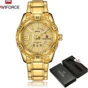 Resim Hanyang Gg Box Navıforce Lüks Marka Erkek Kol Saati Orijinal Moda Kuvars Klasik Saatler Erkekler Için Su Geçirmez Iş Çelik Bant Saat Adam (Yurt Dışından) 