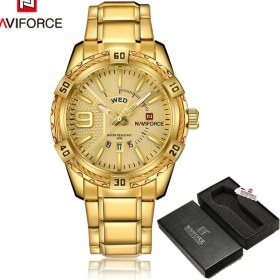 Resim Hanyang Gg Box Navıforce Lüks Marka Erkek Kol Saati Orijinal Moda Kuvars Klasik Saatler Erkekler Için Su Geçirmez Iş Çelik Bant Saat Adam (Yurt Dışından) 