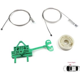 Resim Fiat Linea 32007-2018 İçin Elektrikli Ön Sağ Cam Kriko Tamir Seti 