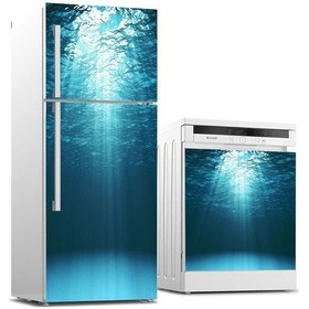 Resim Buzdolabı Ve Bulaşık Makinası Beyaz Eşya Sticker Kaplama Su Altı (498531902) 