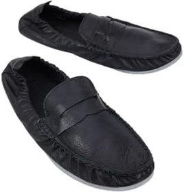 Resim Tonny Black Arkası Lastikli Rahat Kalıp Hakiki Deri Loafer, TBV10 