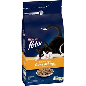 Resim Felix Sensations Tavuklu Yetişkin Kuru Kedi Maması 2 Kg 