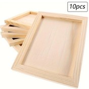 Resim Gaojunshop01 10 Adet Burlywood Ahşap Fotoğraf Çerçevesi 13,8x18,8 Cm Sanat Ve El İşleri 