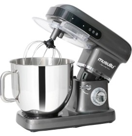 Resim Musullu Superchef MAX 2200 Watt 10 lt Mutfak Şefi Stand Mikser Gümüş Plastik Malzeme 