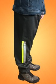 Resim USTEKS (TEK ALT PANTOLON) Reflektörlü Motorcu Yağmurluğu Kurye Yağmurluğu - Rüzgar Su Geçirmez Garantili 