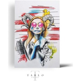 Resim Tozpembe Ahşap Tablo 8mm 