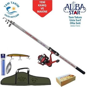 Resim Albastar Tam Takım Surf Usta Olta Seti Tts010 420Cm-Standart 