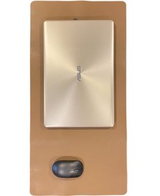 Resim MAT Deri Mouse Pad Vizon Hakiki Deri Masa Matı 35 X 75 Cm Oyuncu Mousepad Laptop Altlığı Ofis Aksesuar 