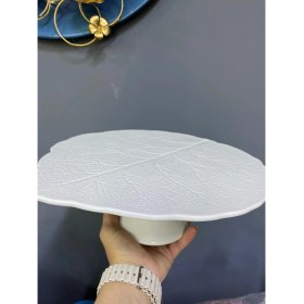 Resim Yaprak Model Pasta Sunum Standı 