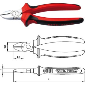 Resim Ceta Form 180MM E06-11-0180 Yan Keski (Parlak Krom/duotech Sap) 