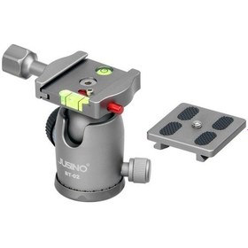Resim Genel Markalar BT-02 Profesyonel Tripod Kafası Aluminyum Gümüş Renk 