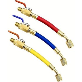 Resim Willowhaven Hbv-b01 R134a R410a R22 R12 Klima Hortum Seti 1/4" Sae Bölücü Vana 