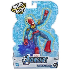 Resim Marvel Bend Flex Captain Deluxe Figür E7872-E7377 