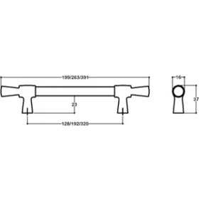 Resim Altın Rengi 128 Mm Klasik Kulp - Ssy4690 0128 Gl-Gl 