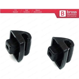 Resim Mercedes E Sınıfı için 2 Adet Sunvisor Güneşlik Klipsi Siyah N11.9571 