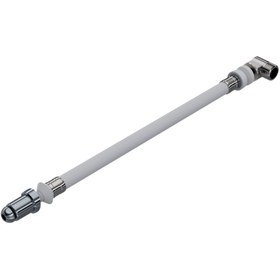 Resim İZ YAPI Asma Klozet Esnek Taharet Borusu – Dirsekli | Krom Uç | 240 mm | Kolay Montaj 