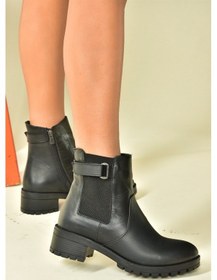 Resim Fox Shoes Siyah Hakiki Deri Kadın Bot N555053803 Siyah 