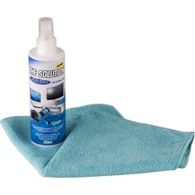 Resim The Solution Lcd, Led, Ekran, Laptop, Tablet, Bilgisayar, Televizyon, Cep Telefonu, Gözlük, Kamera, Koruyucu Ve Parlatıcı Doğal Temizleme, Temizlik Seti - 250 ML Temizleyici 