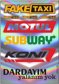 Resim Gogo A4 Sticker Set Karışık-8 