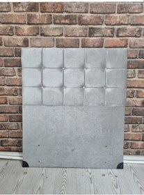 Resim Emba Mobilya Lora Tek Kişilik Baza Başlığı Gri 120 CM 