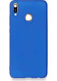 Resim Huawei Y7 2019 Arka Kapak Silikon Kılıf + Temperli Cam Ekran Koruyucu 