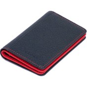 Resim Lacivert Deri Unisex Kredi Kartlık - S1KK00001601-N74 