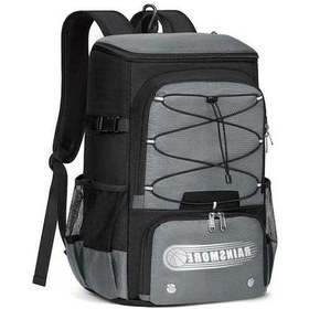 Resim Besthome1 Motion003 Raınsmore 45l Gri Basketbol Sırt Çantası Ayakkabı Top Bölmeli Siyah Gri 