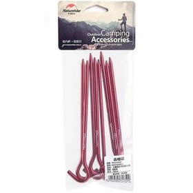 Resim Naturehike C-Kafa 16 cm Çadır Kazığı [8 Pcs] Kırmızı 