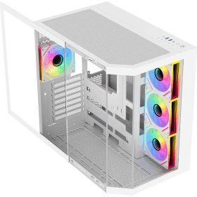 Resim Eternal Power Pro X Aqua White RGB Fanlı Oyuncu Bilgisayar Kasası 