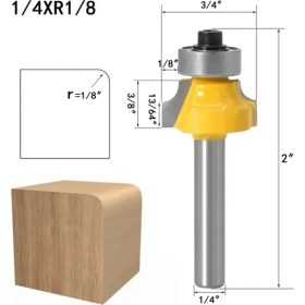 Resim 2Liyao NO19 1 Adet 1/4 Inç Shank Giyotin Temizleme Gömme Trim Ahşap Yönlendirici Bit Düz Freze Kesiciler Ahşap 6.35MM Shank Ağaç Işleme Araçları (Yurt Dışından) 