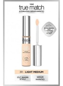 Resim Loreal Paris True Match Aydınlatan Serum Kapatıcı - 3R Light Medium 