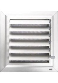 Resim Made 45x55 Cm Banyo Wc Havalandırma Menfezi Panjur Krom 