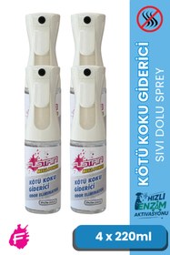 Resim FUSTAIN KÖTÜ KOKU GİDERİCİ SPREY (DOLU) - 4 X 220 ML 