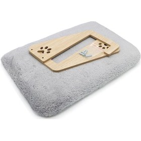 Resim Gobypet Peluş Kalorifer Petek Radyatör Yatağı Geniş Kedi Köpek Kalorifer Yatağı + Paspas 