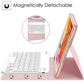 Resim Samsung Galaxy Uyumlu Tab S7 Plus T970 Kılıf Kablosuz Klavyeli Kılıf Mob 