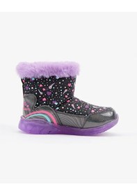 Resim Skechers Illumi - Brights 302656n Bklv Kız Çocuk Siyah Işıklı Bot Karışık 