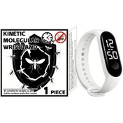 Resim Cloud011 Beyaz Spor Bilekliği: Erkek Ve Kadın İçin Minimalist Tasarım, Fitness Ve Dokunmatik Ekran Diğer 