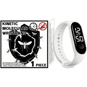 Resim Cloud011 Beyaz Spor Bilekliği: Erkek Ve Kadın İçin Minimalist Tasarım, Fitness Ve Dokunmatik Ekran Diğer 