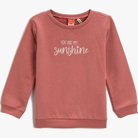 Resim Koton Kız Bebek Baskılı Sweatshirt 3wmg10016ak 