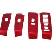 Resim Honda Civic 11. Sınıf İçin 4 Adet Cam Kaldırma Anahtarı Kapağı Trim Dekoru 