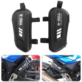 Resim Hongboboutique 2 Adet Sol Ve Sağ Motosiklet Yan Çanta Su Geçirmez Tamir Araçları Depolama Sert Kabuk Çanta, 1 Çift 