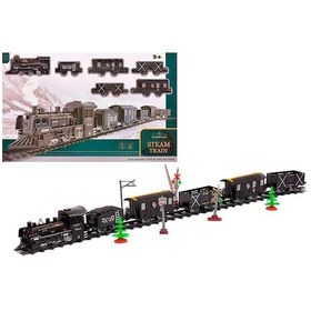 Resim Classic Steam Pilli Tren Seti 40 Parça 1603c 