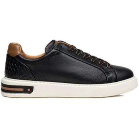Resim Greyder 14811 Erkek Siyah Hakiki Deri Sneaker Ayakkabı 